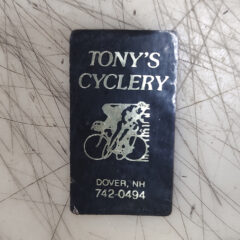 Tony's Cyclery Badge