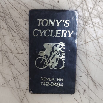 Before we were your bike shop, Tony’s was ours.